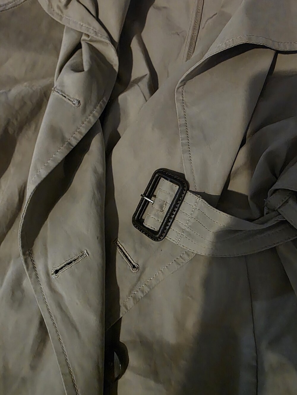 Zara Long Trench Coat - Picture 2 of 3